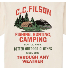 Filson Pioneer Graphic T-Shirt Steel/Game front