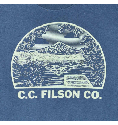 Filson Pioneer Graphic T-Shirt Steel/Game front