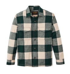Filson Beartooth Jac Shirt Golden Brown Multi Stripe front
