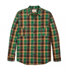 Filson Field Flannel Shirt Otter Green