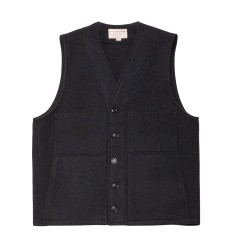 Filson Mackinaw Wool Vest Charcoal