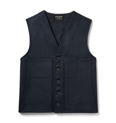 Filson Mackinaw Wool Vest Navy