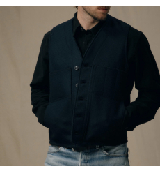Filson Mackinaw Wool Vest Navy