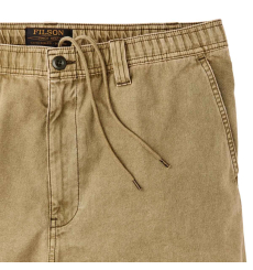 Filson Oakville Canvas Shorts Bronze Brown front