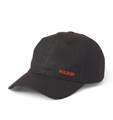 Filson Oil Tin Low-Profile Cap 20172158 Black