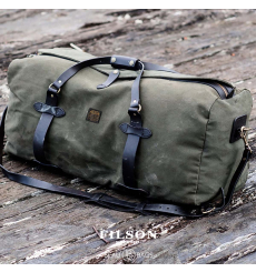 Filson Rugged Twill Duffle Bag Large Otter Green front