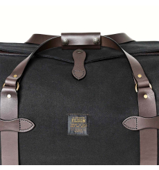 Filson Rugged Twill Duffle Bag Medium Black front