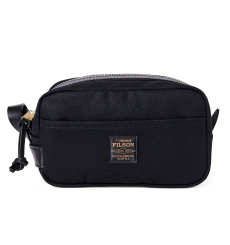 Filson Rugged Twill Travel Kit Black front