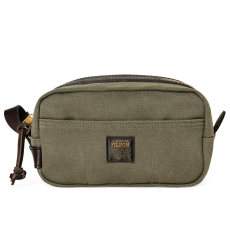 Filson Rugged Twill Travel Kit Otter Green front