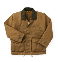 Filson Tin Cloth Short Lined Cruiser Jacket Dark Tan