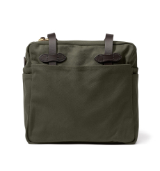 Filson Rugged Twill Tote Bag with Zipper Otter Green