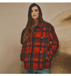 Filson Alaskan Guide Shirt Red Black front