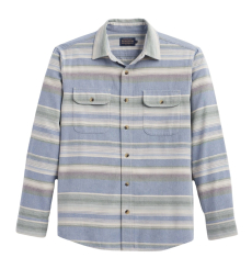 Pendleton Burnside Flannel Shirt Olive/Blue/Rust Plaid