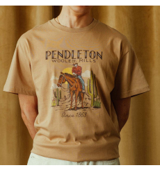 Pendleton Burnside Flannel Shirt Olive/Blue/Rust Plaid
