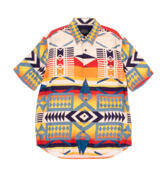 Pendleton Burnside Flannel Shirt Olive/Blue/Rust Plaid