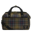 Barbour Wax Leather Briefcase Navy