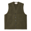 Filson Mackinaw Wool Vest Forest Green front