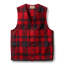 Filson Mackinaw Wool Vest Red/Black