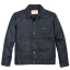 Filson Tin Cloth Short Lined Cruiser Jacket Black front