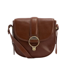 Barbour Elm Leather Crossbody Bag Brown