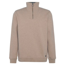 Barbour Nelson Half Zip Sweater Stone Marl