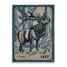 Filson Cotton Blanket Blue/Elk Woods