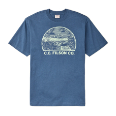 Filson Frontier Graphic T-Shirt Light Blue/Mountain Lake