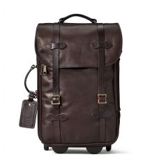 Filson Weatherproof Leather Rolling Carry-On Bag-Medium 11070439-Sierra Brown