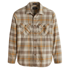 Pendleton Burnside Flannel Shirt Tan/Brown/Grey Plaid