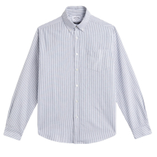 Portuguese Flannel Belavista Stripe Shirt Black