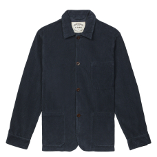 Portuguese Flannel Labura Cotton-Corduroy Overshirt Blue