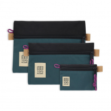 Topo Designs Accessory Bags 3 Pack Botanic Green/Black
