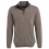 Barbour Holden Half Zip Lambswool Sweater Military Marl 