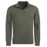 Barbour Cotton Half Zip Knitted Jumper Olive Marl