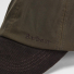 Barbour Ashby Cap Olive/Brown - Corduroy pocket flap