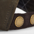 Barbour Ashby Cap Olive/Brown - Branded adjustable snaps