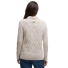 Barbour Burne Roll Neck Knitted Jumper Oatmeal - Backside