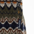 Barbour Case Fair Isle Crew Neck Sweater Willow Green logo detail