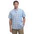 Barbour Glover S/S Linen Blend Regular Fit Shirt Navy - front