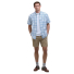 Barbour Glover S/S Linen Blend Regular Fit Shirt Navy- How to style