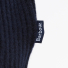 Barbour Holden Half Zip Lambswool Sweater Navy label