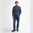Barbour Horseford Crew Neck Jumper River Blue -  How to wear