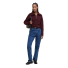 Barbour Lavensdale Half Zip Knitted Jumper Black Cherry - How to style