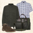 Barbour Lingfield Canvas Overshirt Fern - How to style