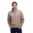 Barbour Nelson Half Zip Sweater Stone Marl- Frontside