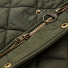 Barbour Powell Quilted Jacket Sage - Zipper 