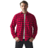 Filson Alaskan Guide Shirt Red Black front wearing