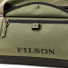Filson All-Weather 40L Duffle Olive/Black/Covert Exterior snap-flap pocket