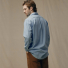 Filson Chambray CPO Shirt Light Indigo Chambray wearing side