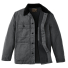 Filson Chore Coat Faded Black front open